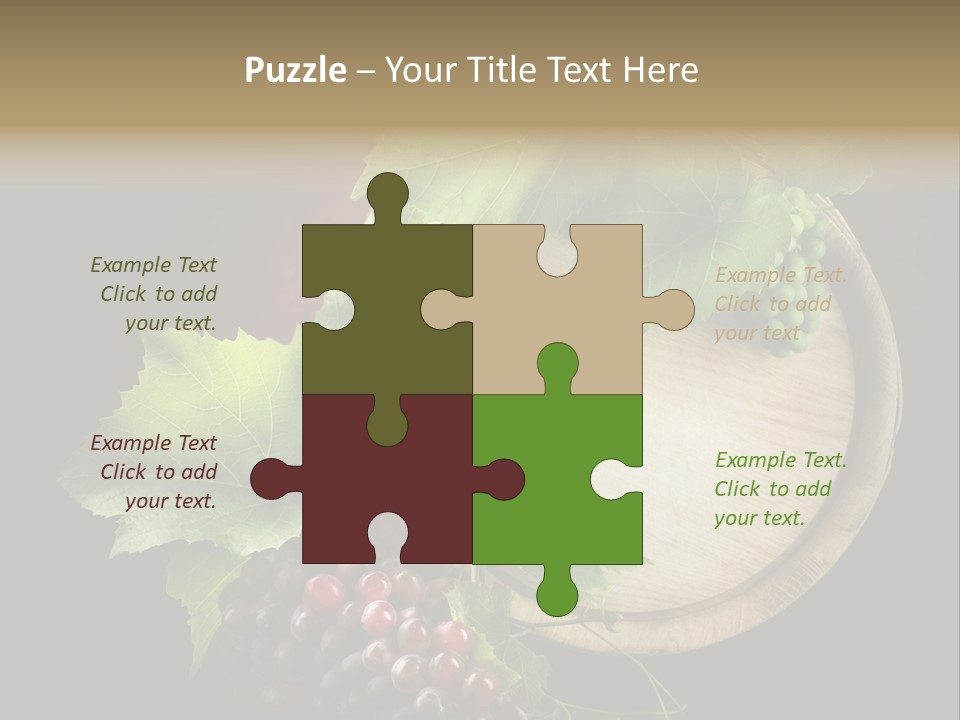 Menu Leaf Concept PowerPoint Template