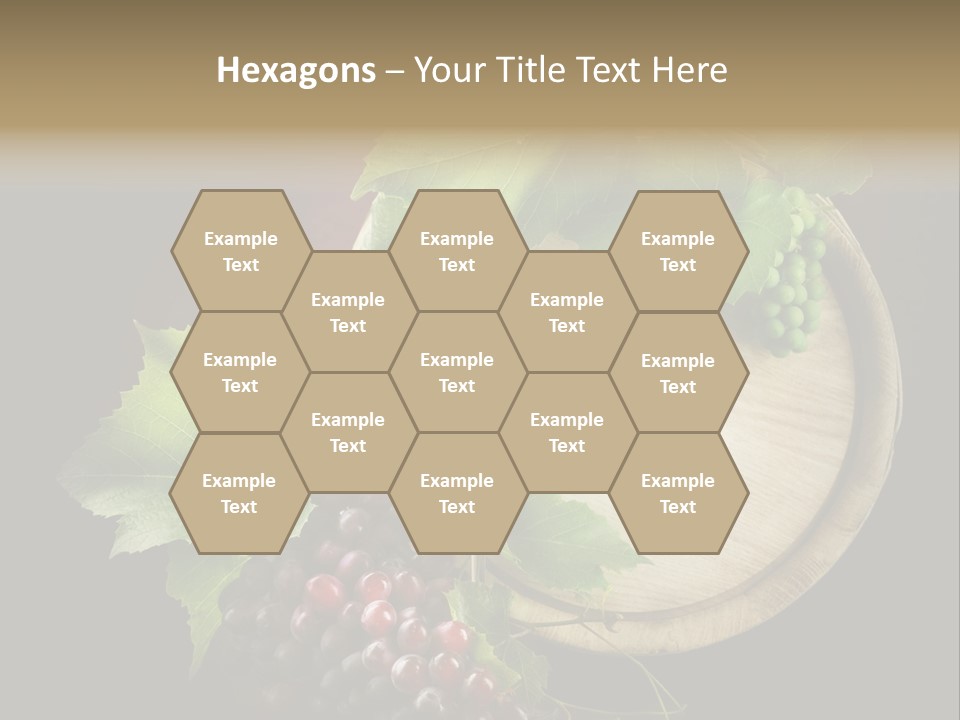 Menu Leaf Concept PowerPoint Template