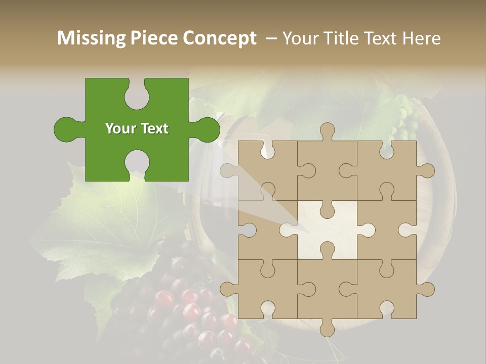 Menu Leaf Concept PowerPoint Template