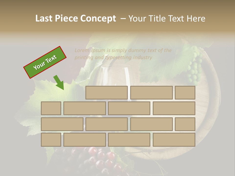 Menu Leaf Concept PowerPoint Template