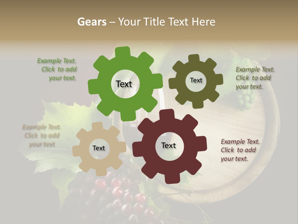 Menu Leaf Concept PowerPoint Template