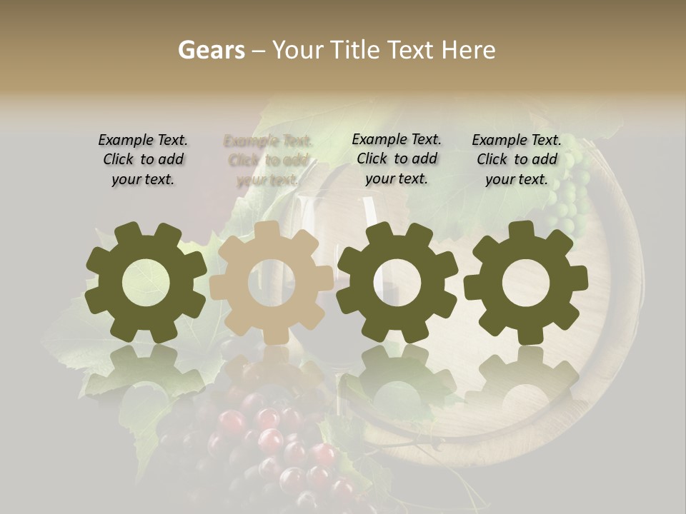 Menu Leaf Concept PowerPoint Template
