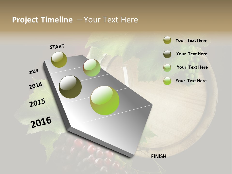 Menu Leaf Concept PowerPoint Template