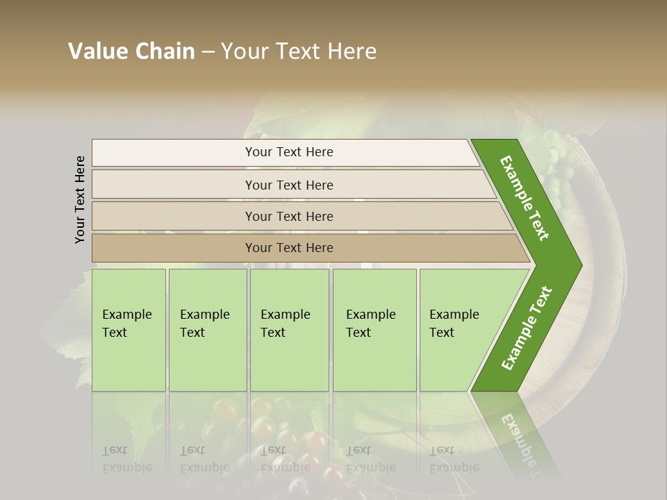 Menu Leaf Concept PowerPoint Template