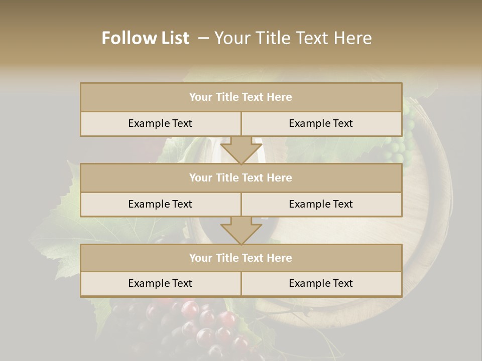 Menu Leaf Concept PowerPoint Template