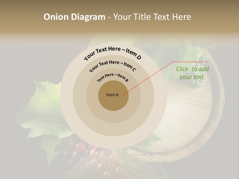 Menu Leaf Concept PowerPoint Template