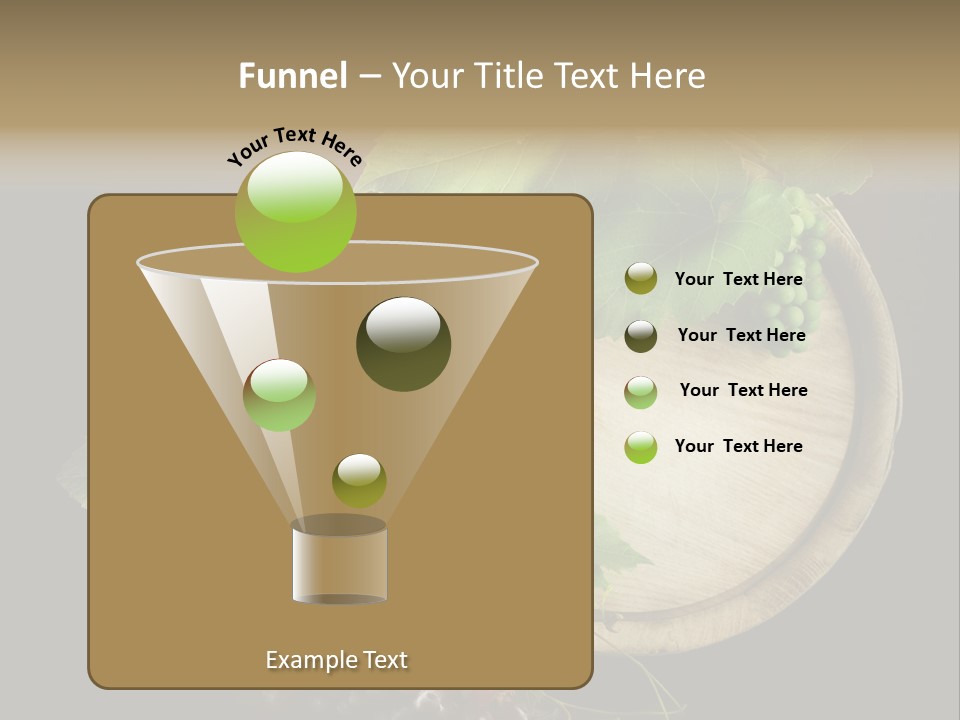 Menu Leaf Concept PowerPoint Template