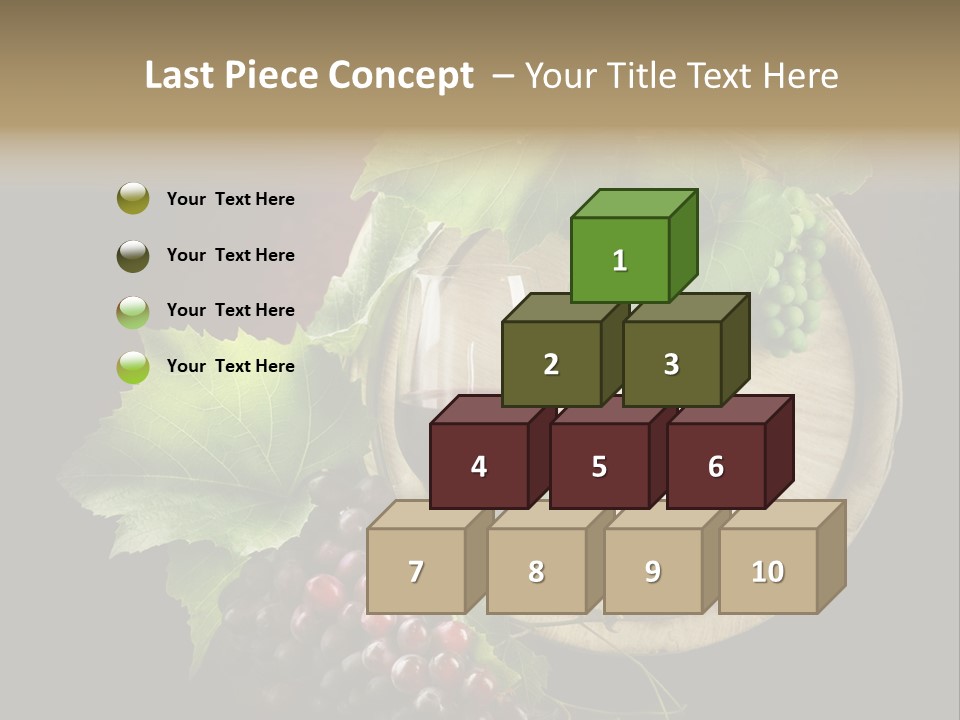 Menu Leaf Concept PowerPoint Template