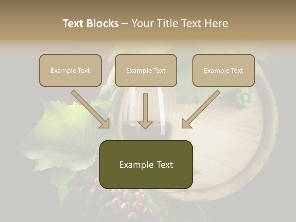 Menu Leaf Concept PowerPoint Template