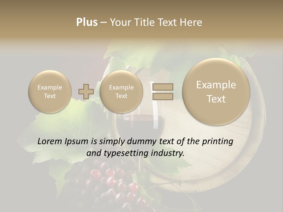 Menu Leaf Concept PowerPoint Template
