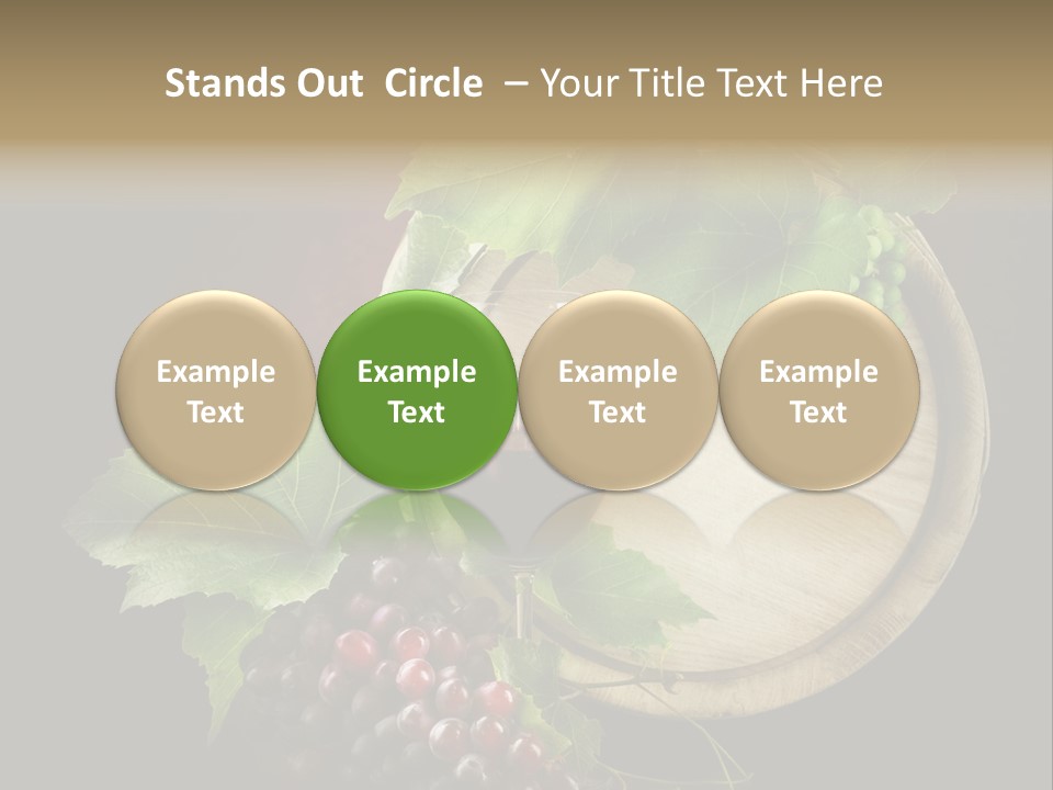 Menu Leaf Concept PowerPoint Template