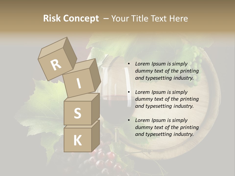 Menu Leaf Concept PowerPoint Template