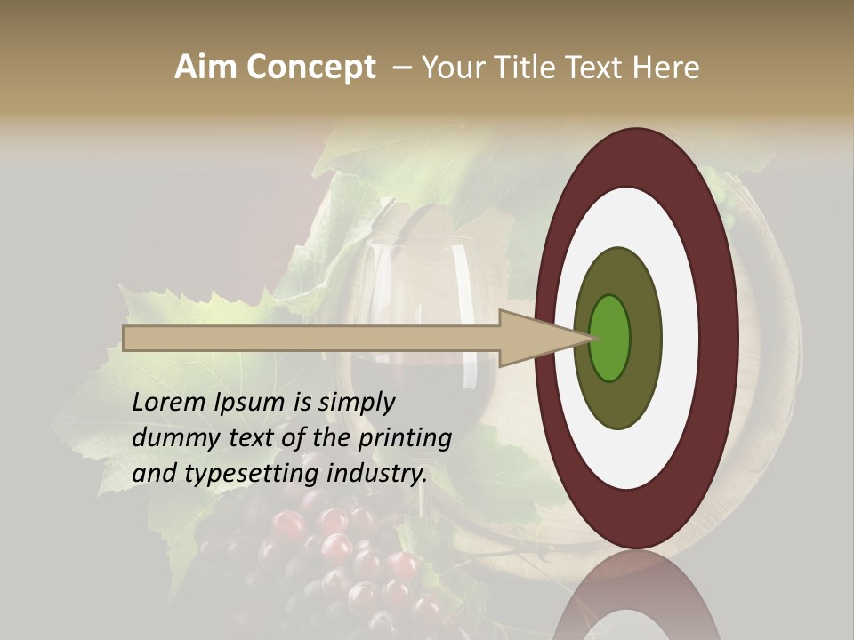 Menu Leaf Concept PowerPoint Template