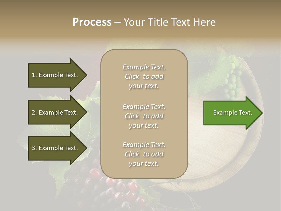 Menu Leaf Concept PowerPoint Template