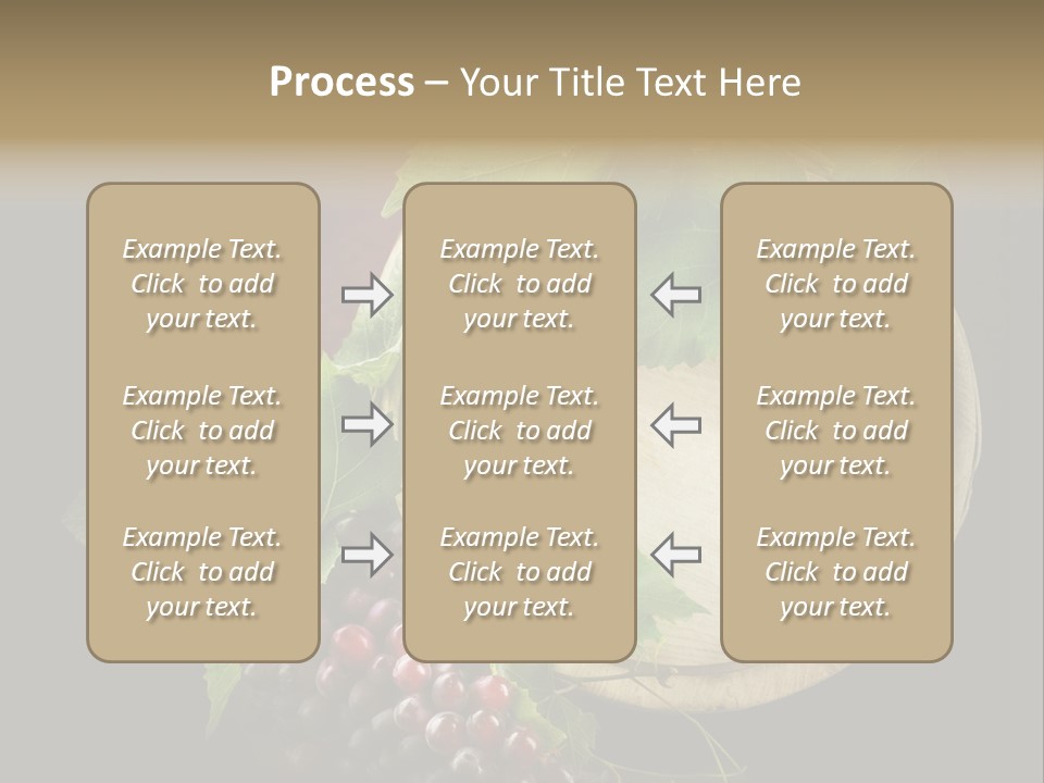 Menu Leaf Concept PowerPoint Template
