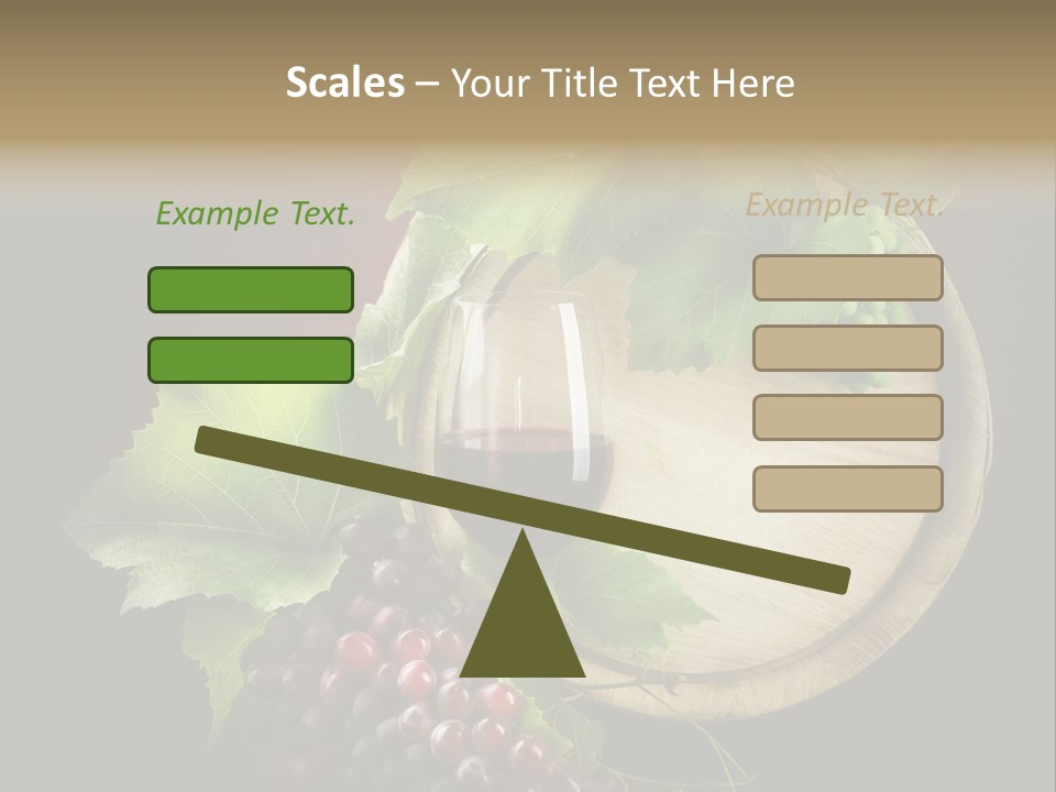 Menu Leaf Concept PowerPoint Template