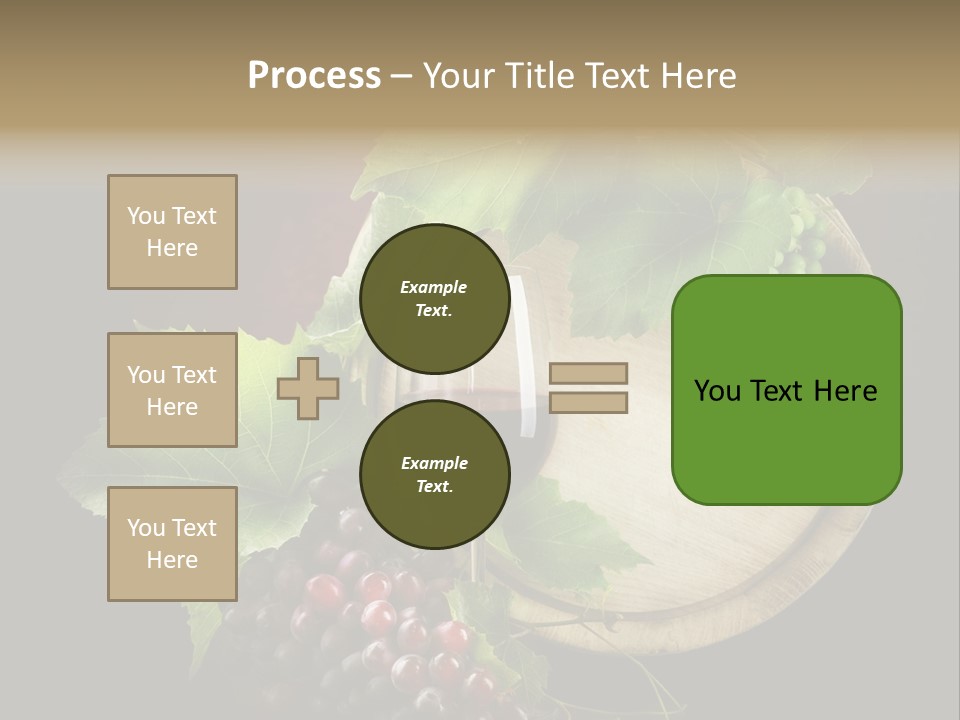 Menu Leaf Concept PowerPoint Template