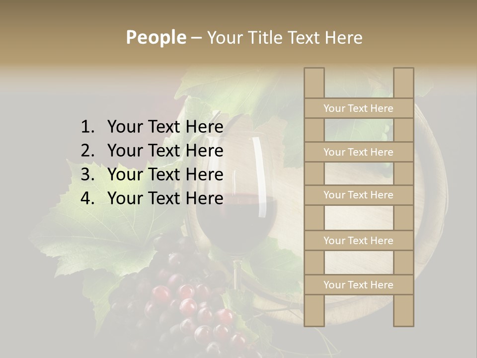 Menu Leaf Concept PowerPoint Template