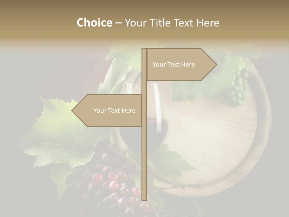 Menu Leaf Concept PowerPoint Template