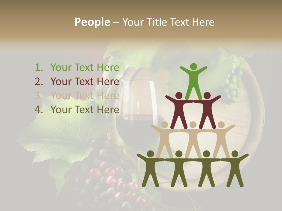 Menu Leaf Concept PowerPoint Template