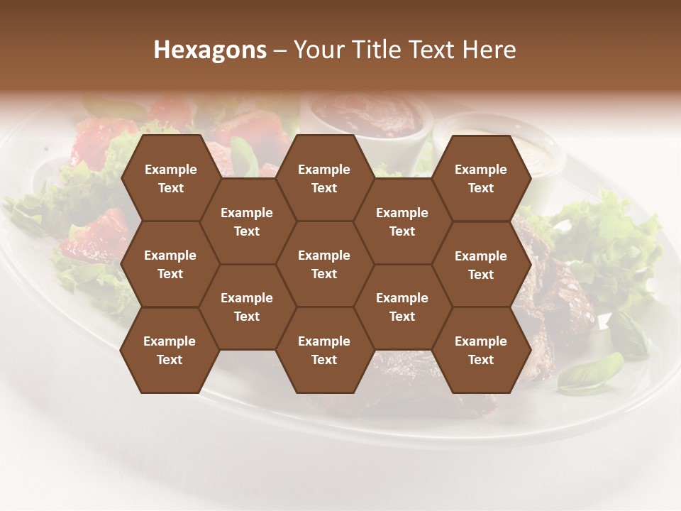 Meat Eating Plate PowerPoint Template