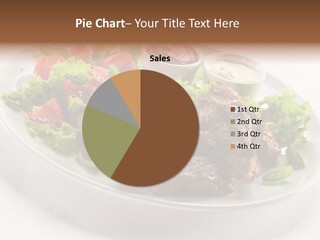 Meat Eating Plate PowerPoint Template