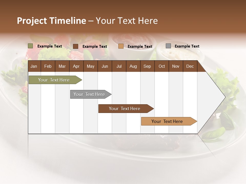 Meat Eating Plate PowerPoint Template