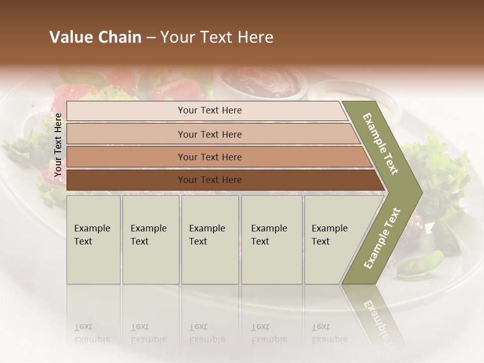 Meat Eating Plate PowerPoint Template