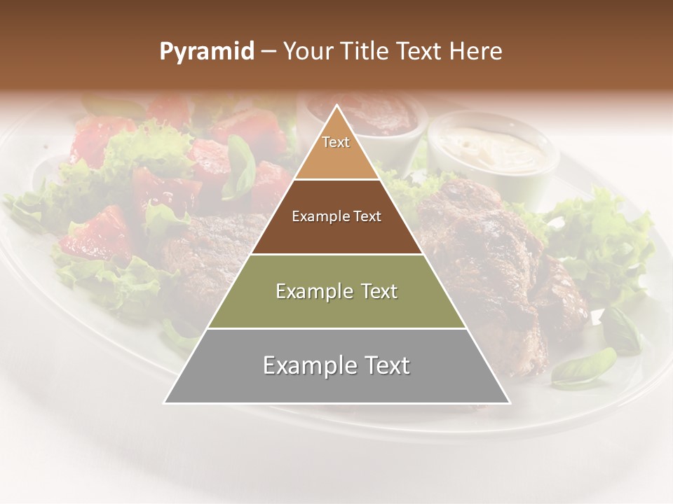 Meat Eating Plate PowerPoint Template
