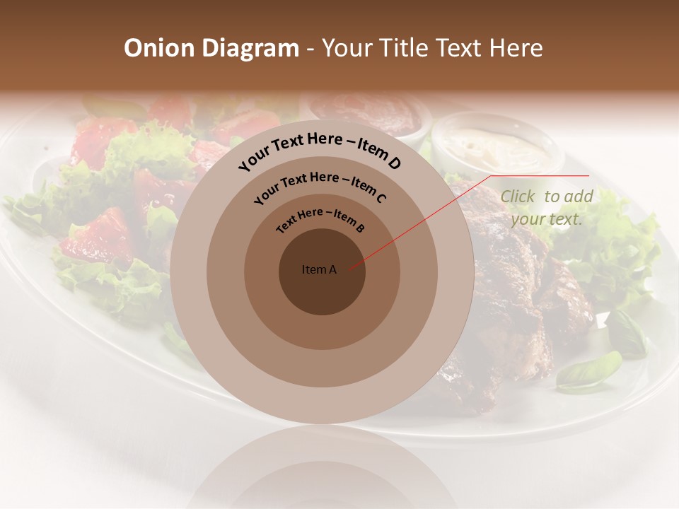 Meat Eating Plate PowerPoint Template