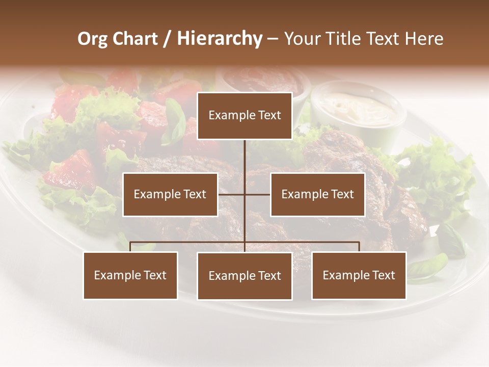 Meat Eating Plate PowerPoint Template