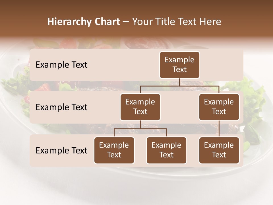 Meat Eating Plate PowerPoint Template