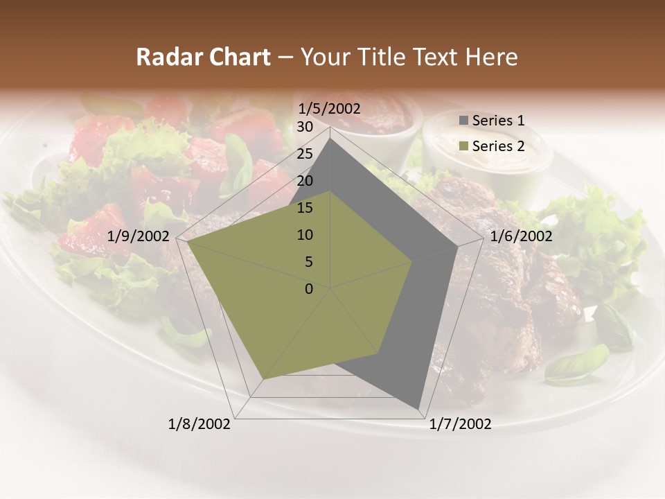 Meat Eating Plate PowerPoint Template