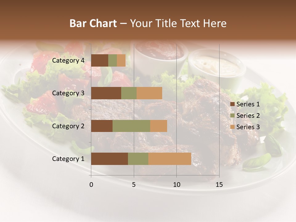 Meat Eating Plate PowerPoint Template