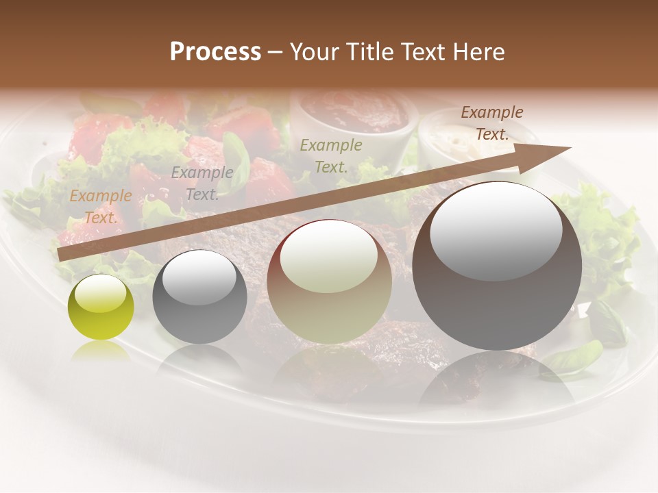 Meat Eating Plate PowerPoint Template