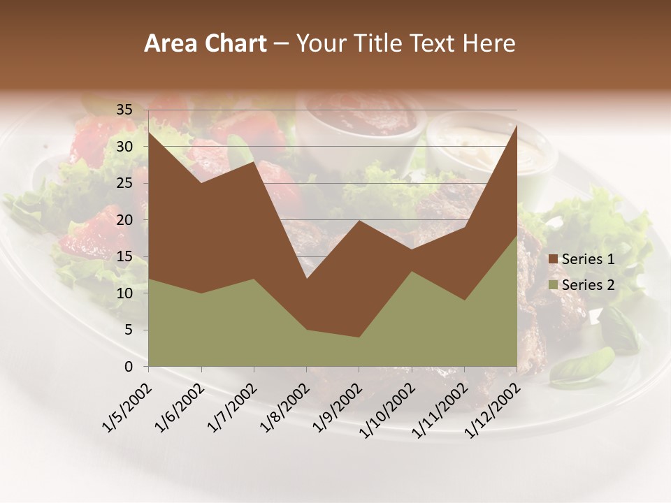 Meat Eating Plate PowerPoint Template