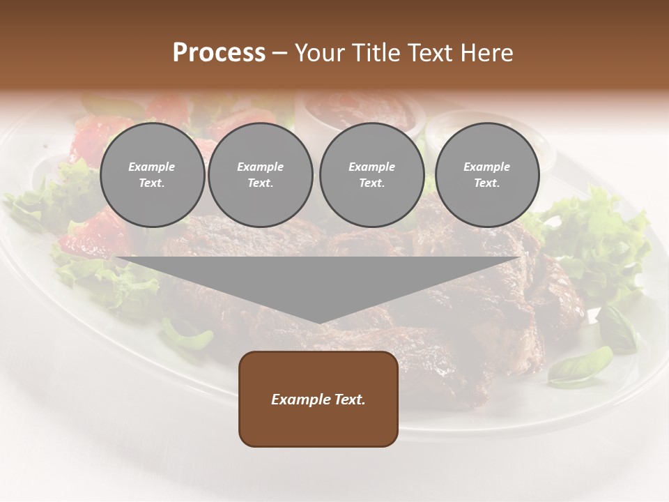 Meat Eating Plate PowerPoint Template