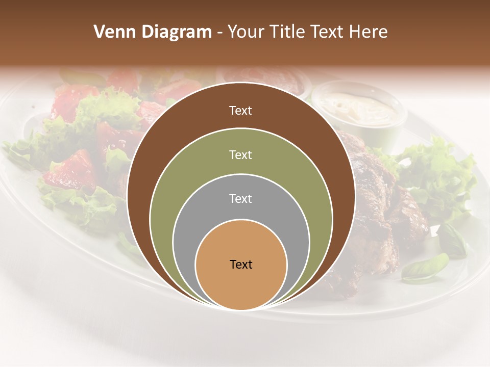 Meat Eating Plate PowerPoint Template