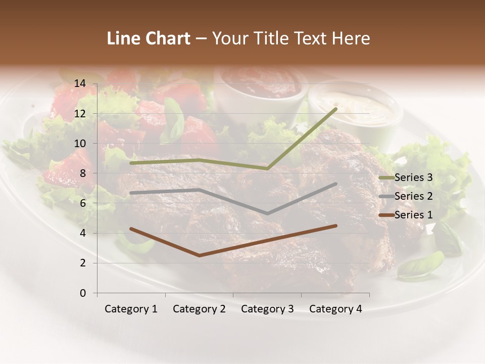 Meat Eating Plate PowerPoint Template