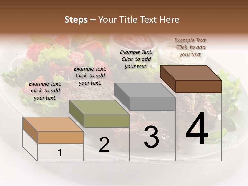 Meat Eating Plate PowerPoint Template