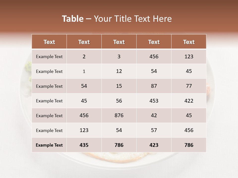 Tomato Morning Roast PowerPoint Template
