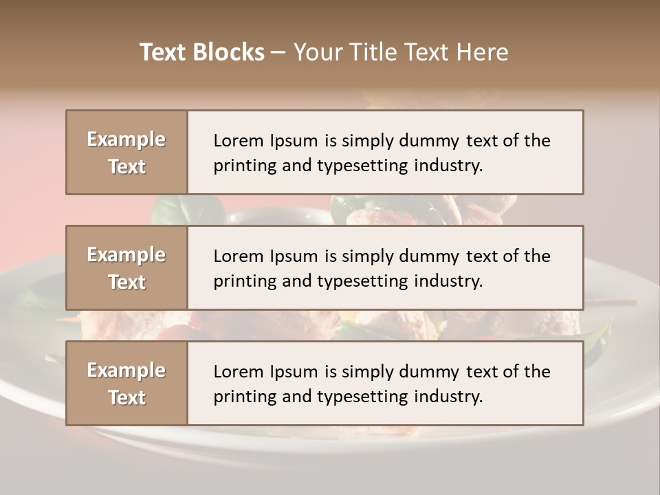 Food Vegetable Dish PowerPoint Template