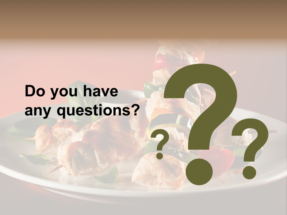 Food Vegetable Dish PowerPoint Template