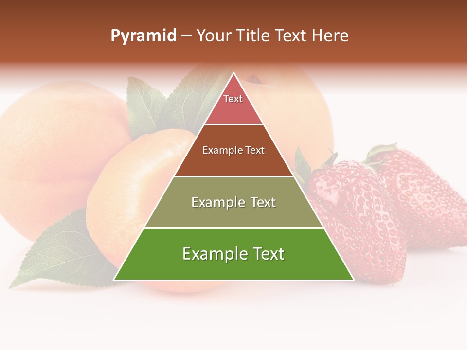 Berry Background Fragment PowerPoint Template