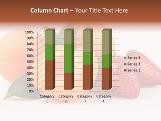 Berry Background Fragment PowerPoint Template