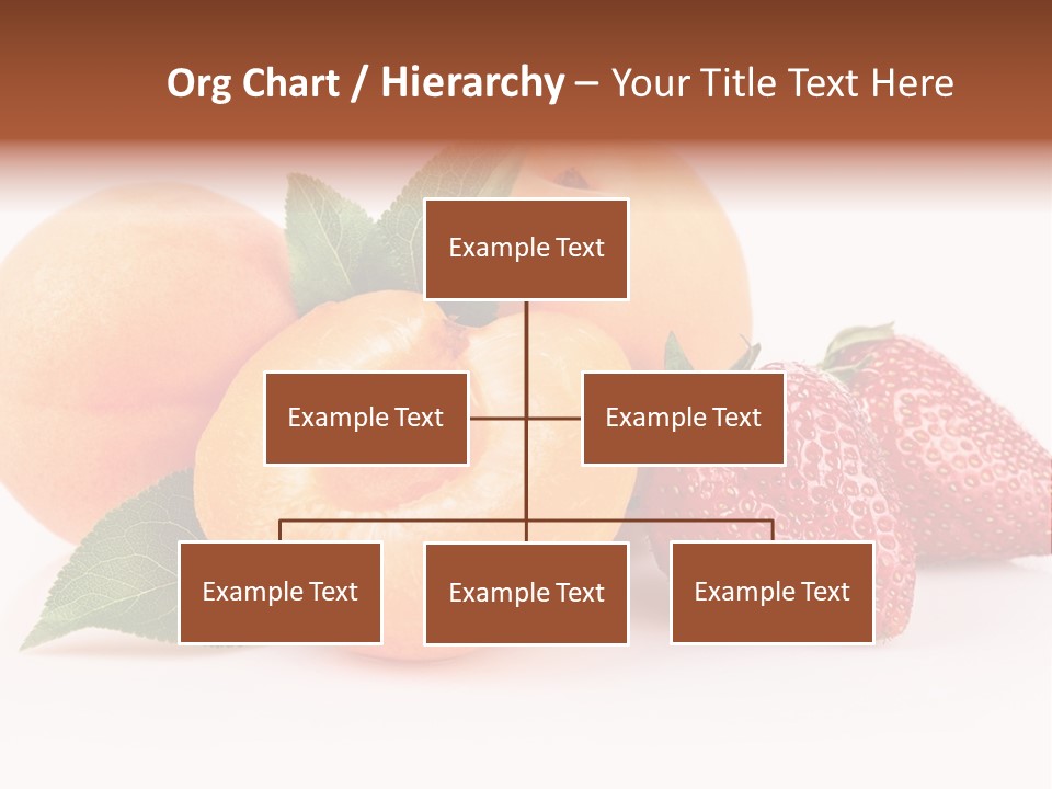 Berry Background Fragment PowerPoint Template
