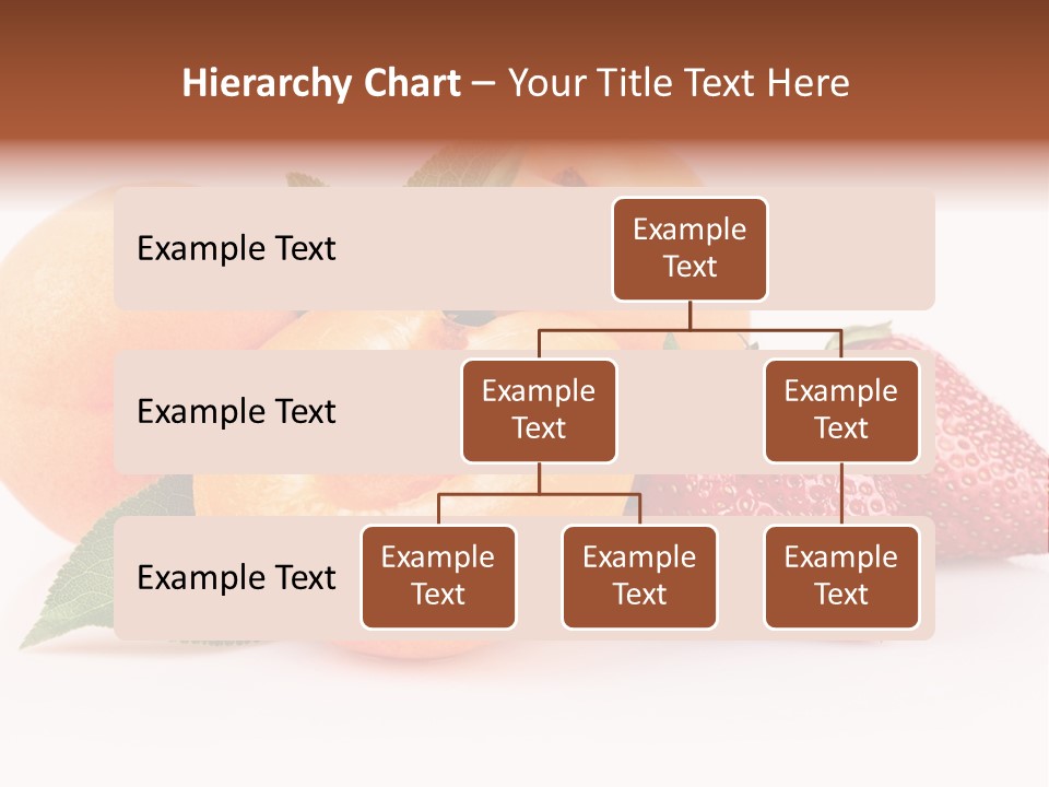 Berry Background Fragment PowerPoint Template