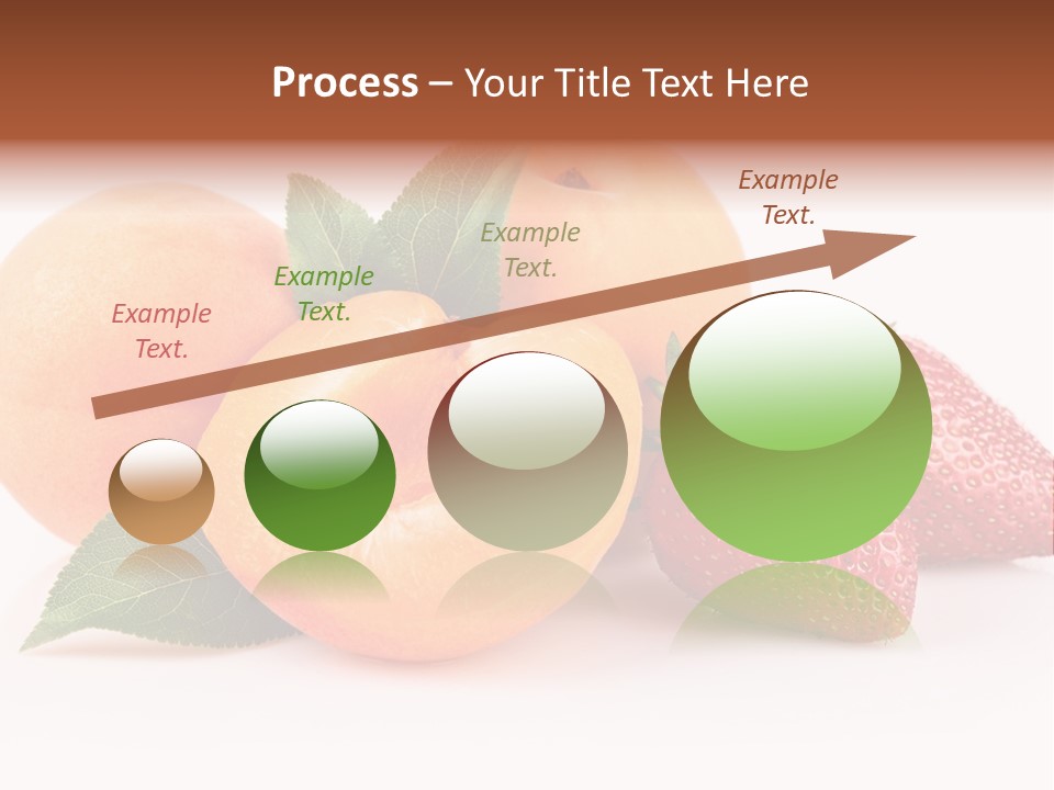 Berry Background Fragment PowerPoint Template