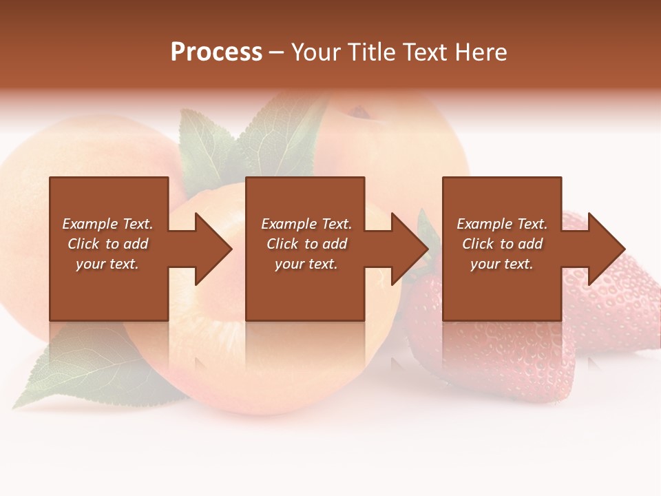 Berry Background Fragment PowerPoint Template