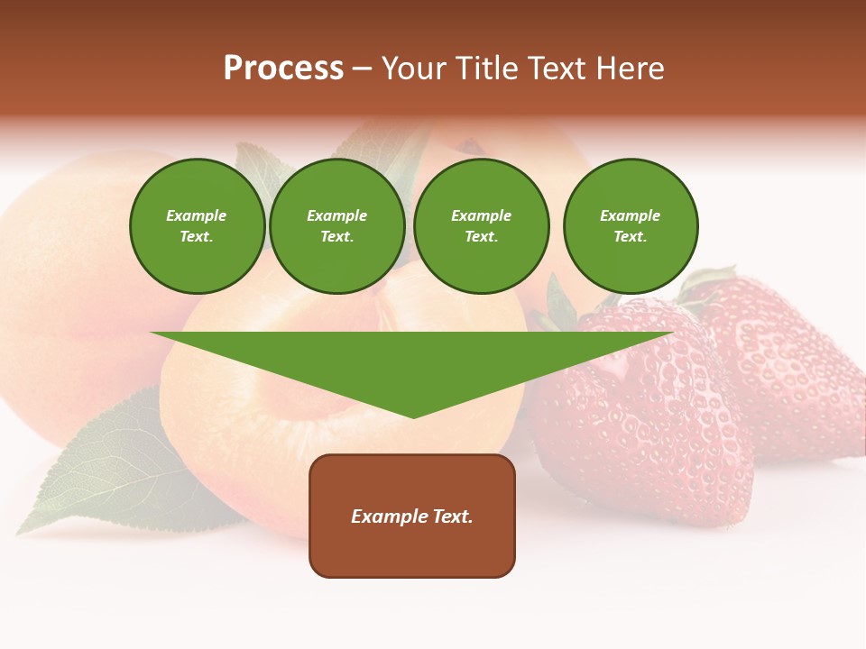 Berry Background Fragment PowerPoint Template